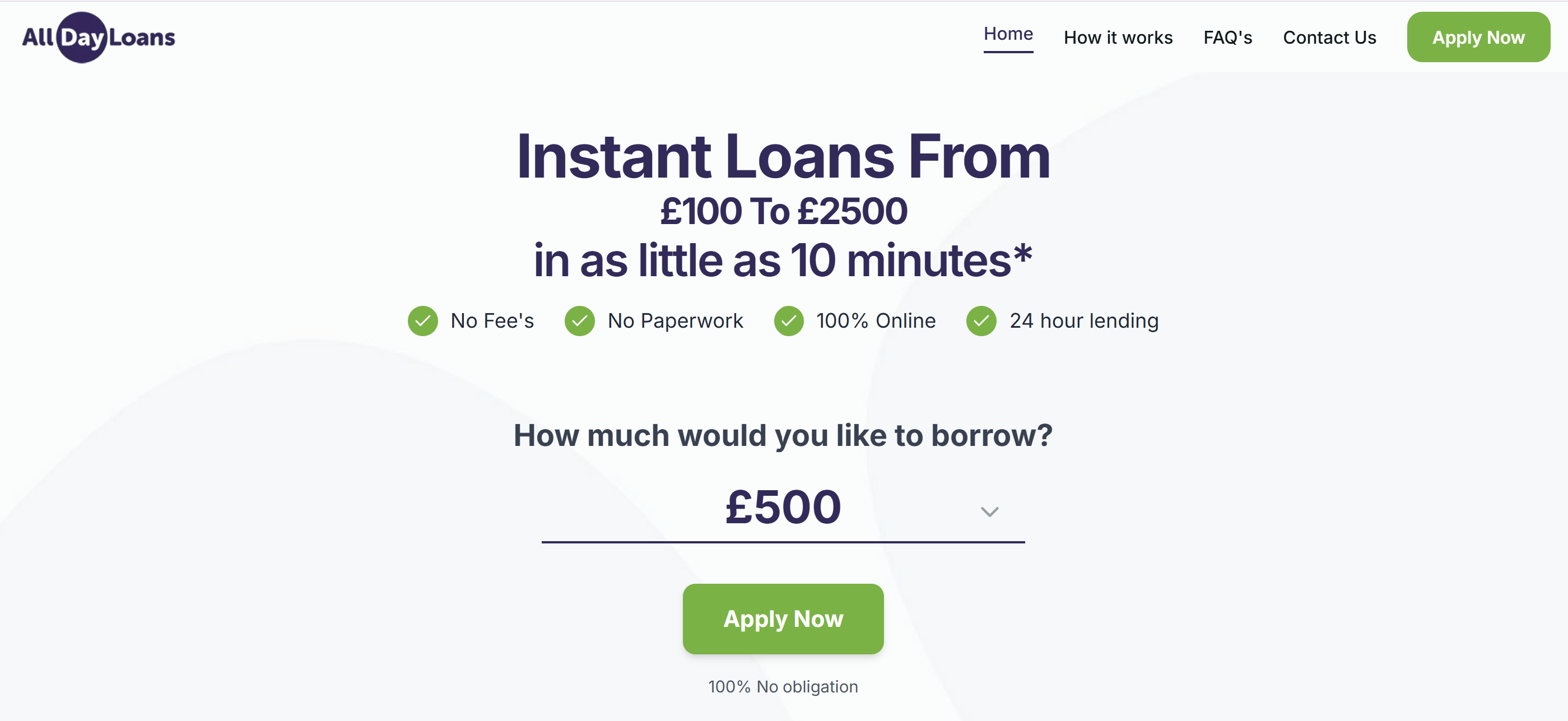 AllDayLoans — Loan Application Funnel