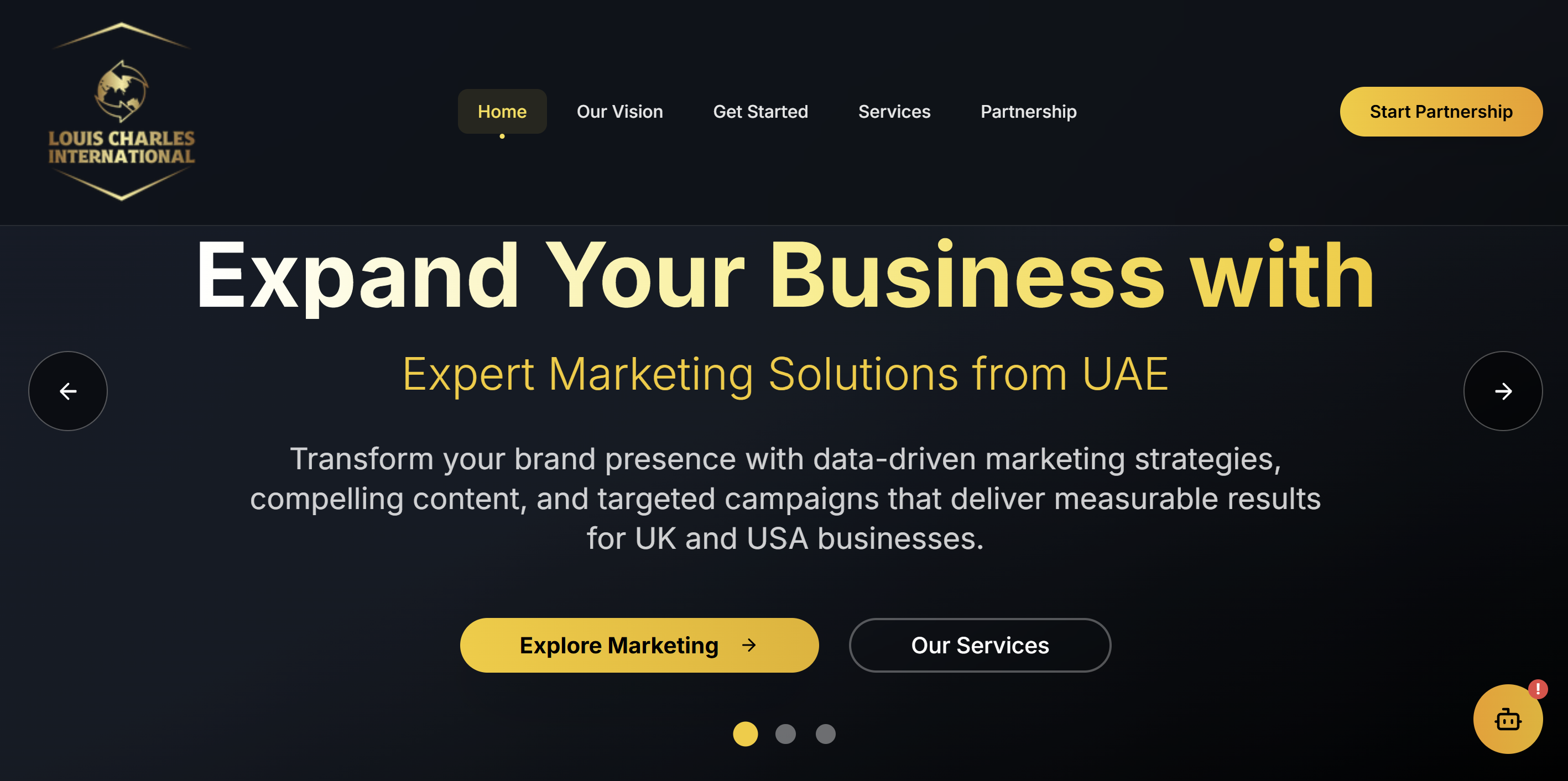 Louis Charles International — Company Website