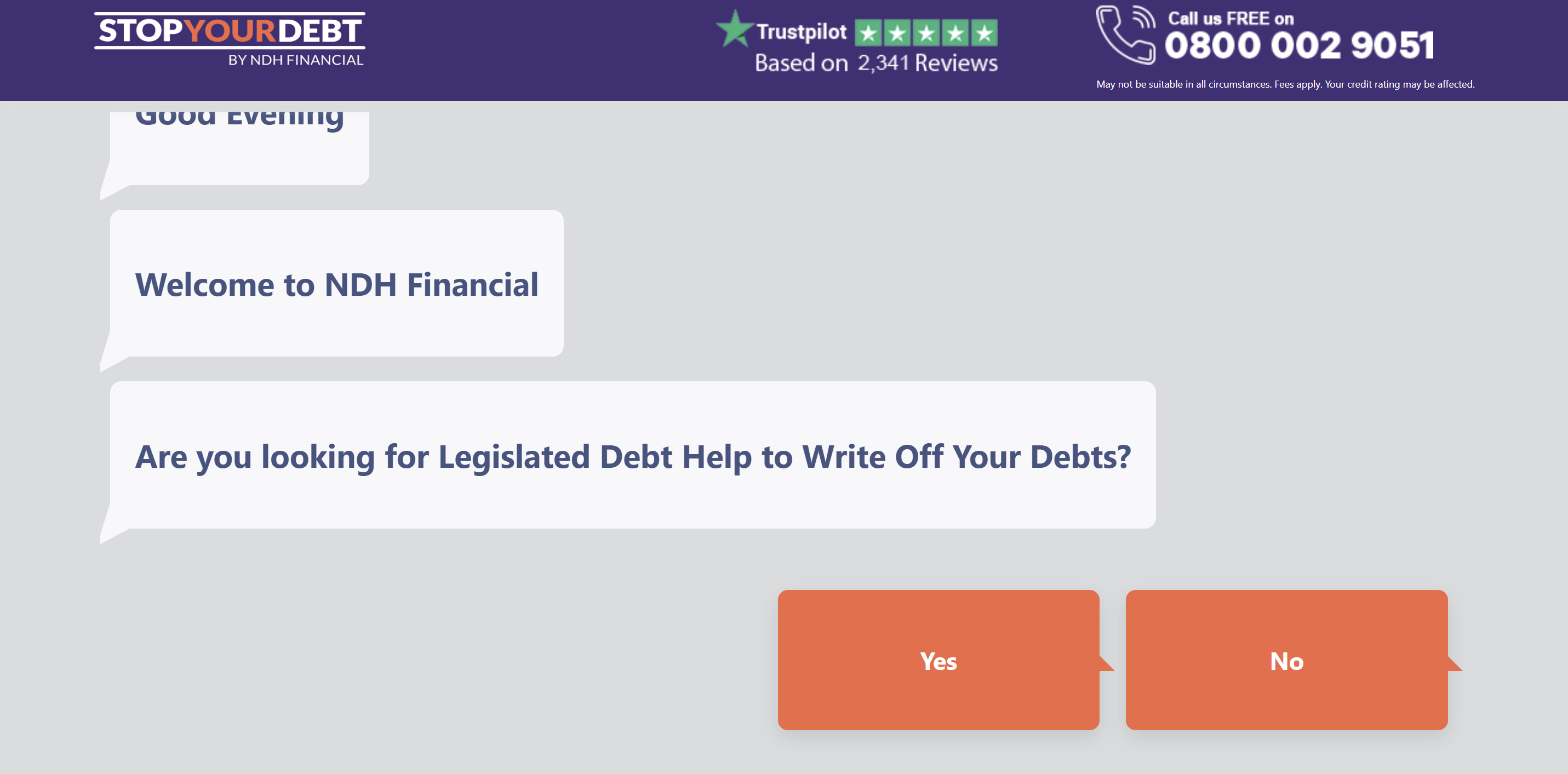 NDH Financial — Debt Solutions Platform